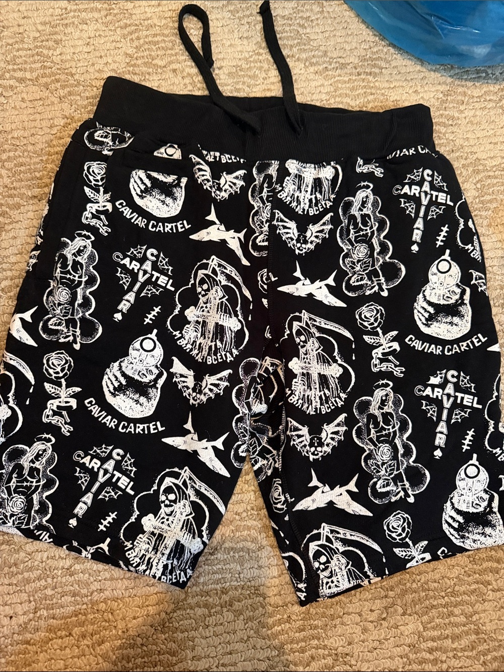 Caviar black Graphic Men's Shorts
